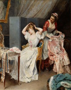 Die Toilette, ca. 1890-1900