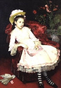 Junge Dame in Rosa