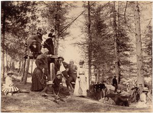 Picknickgesellschaft, Mashobra von Raja Deen Dayal
