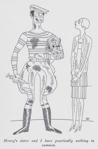 Illustration für "But Gentlemen Marry Brunettes" von Anita Loos (Lithografie) von Ralph Barton