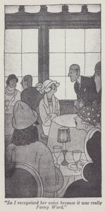 Illustration für Gentlemen Prefer Blondes von Anita Loos von Ralph Barton
