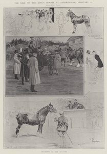 Der Verkauf der Pferde des Königs in Sandringham, 4. Februar