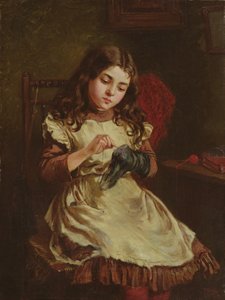 Strümpfe stopfen, 1882