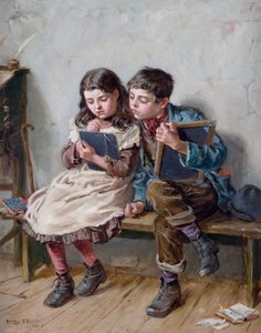 In der Schule, 1883