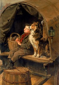 Letzter auf dem Markt oder Der Karren des Trägers von Ralph Hedley