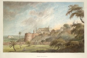 Eine andere Ansicht des Palastes in Farrukhabad