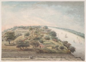 Vogelperspektive vom Opiumlager in Patna von Ram Sita
