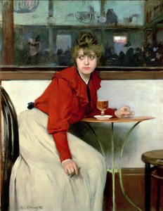 Mädchen in einer Bar
