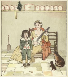 Eine Elegie über den Tod eines verrückten Hundes von Randolph Caldecott