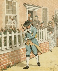 Eine Elegie auf den Tod eines verrückten Hundes von Oliver Goldsmith: Der gute Mann von Islington auf dem Weg zur Kirche