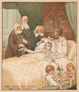 Schwer krank waren sie und dem Tode nahe, um 1878