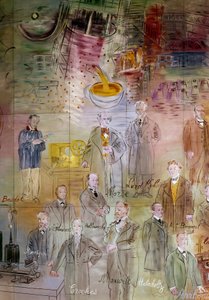 La Fee Electricite, (Detail) von Raoul Dufy