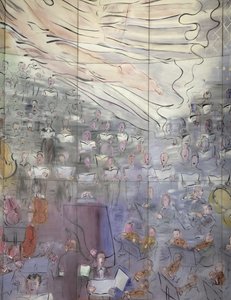 Die Fee Elektrizität (Detail) von Raoul Dufy