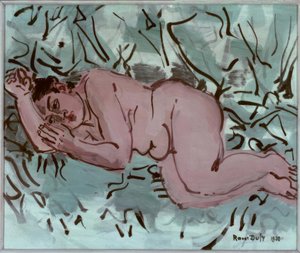 Das ausgestreckte Modell von Raoul Dufy