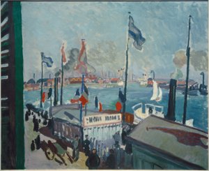 Der Hafen von Le Havre von Raoul Dufy