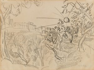 Olivenbäume in der Provence von Raoul Dufy