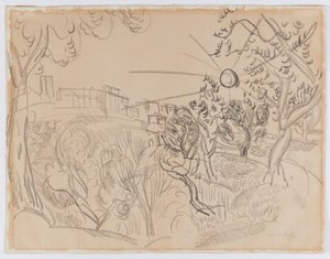 Olivenbäume in der Provence von Raoul Dufy