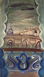 Offenes Fenster mit Blick auf die Pont Neuf von Raoul Dufy