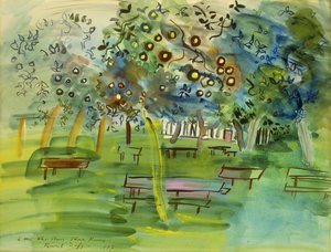 Obstgarten in der Normandie von Raoul Dufy