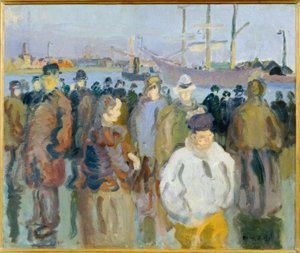 Kai in Rouen von Raoul Dufy