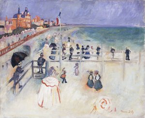Der Strand von Sainte-Adress von Raoul Dufy