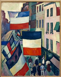 Die Bulwark-Straße am 14. Juli von Raoul Dufy