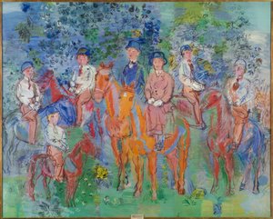 Die Reiter im Wald von Raoul Dufy