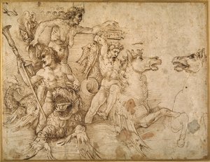 Schlacht der Tritonen, nach Andrea Mantegna