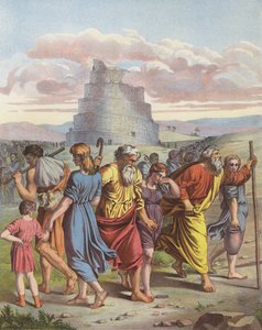 Der Turm von Babel von after Raphael