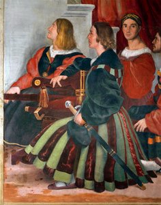 Päpstliche Träger (Detail) von Raphael