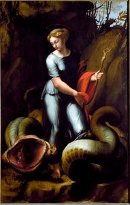 Heilige Margarete (Öl auf Leinwand, ca. 1520)