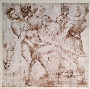 Studie zur Kreuzabnahme für das Baglioni-Altarbild