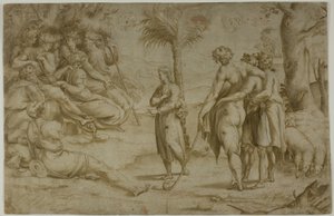 Joseph erklärt seinen Brüdern seine Träume von Raphael