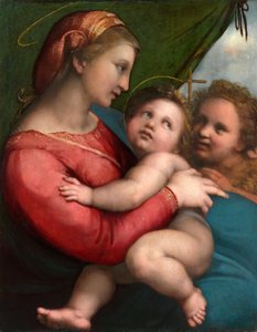 Madonna mit dem Vorhang von Raphael