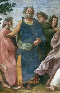 Der Parnassus (Detail) von Raphael