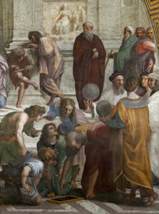 Die Schule von Athen (Detail) von Raphael