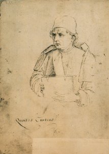 Quinto Curzio Rufo; Zeichnung von Raffael. Gallerie dell