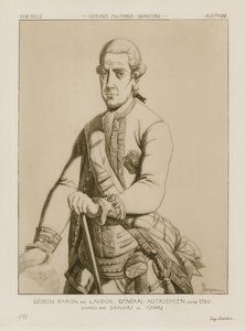 Baron Gideon von Laudon, österreichischer General, um 1790