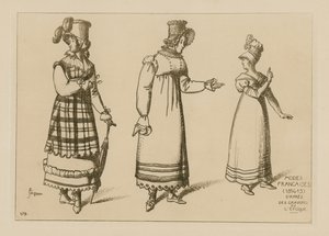 Französische Mode (1814-15) von Raphael Jacquemin