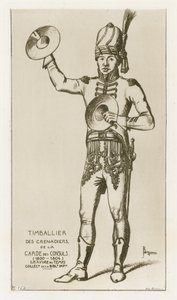 Timbalier der Grenadiere der Konsulwache (1800-1804) von Raphael Jacquemin