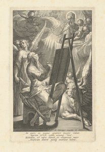 Der heilige Lukas malt die Jungfrau, 1580er