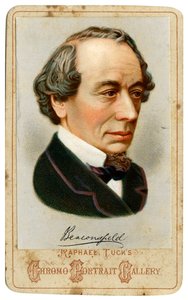 Benjamin Disraeli, 1. Earl of Beaconsfield, britischer konservativer Politiker des 19. Jahrhunderts