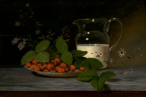 Erdbeeren und Sahne