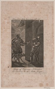 Szene von Cypresse-Knudsen. Zusatzkupfer zu Rosenbladene Nr. 6, 1837 von Rasmus Nicolai Nielsen
