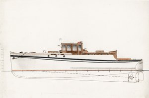 Ein Motorboot von Raymond Bonnefon