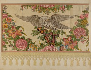 Chintz-Baldachin für Himmelbett, ca. 1935