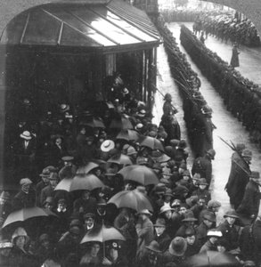Ehrenwache am Rathaus, Südafrika, Erster Weltkrieg, ca. 1914-1918