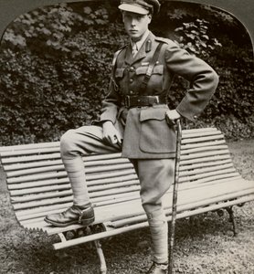 Der Prinz von Wales in Militäruniform, Frankreich, Erster Weltkrieg, 1914-1918