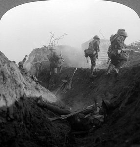 Grabenkrieg an der Hindenburglinie, Bellicourt, Frankreich, Erster Weltkrieg, 1917-1918 von Realistic Travels Publishers