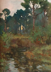 Dekorative Landschaftsstudie, ca. 1903, 1903-1904